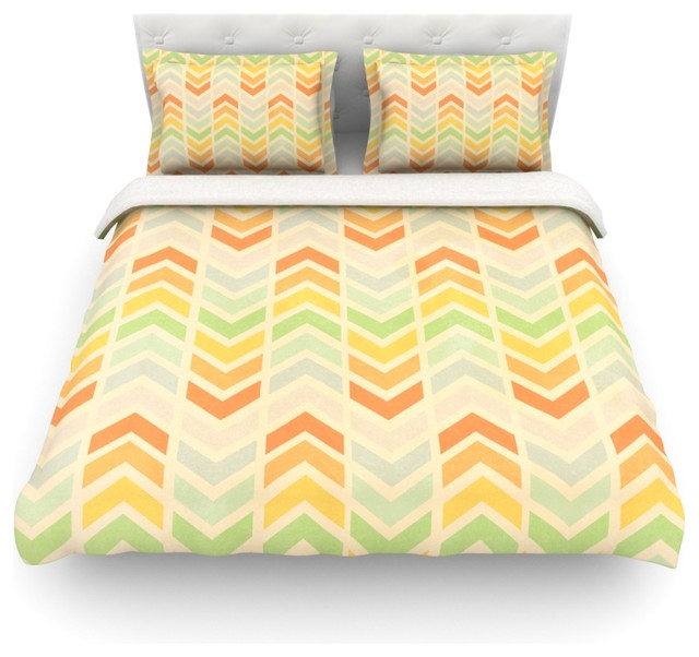 Skye Zambrana Infinity Tan Chevron Duvet Cover Transitional Skye Zambrana Infinity Tan Chevron Duvet Cover Transitional Covers And Sets By Kess Global Inc