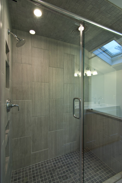  vertical  tile  Contemporary Bathroom  Nashville by 