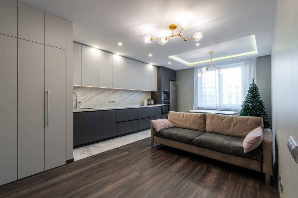 Трёхкомнатная квартир, фото выполненных работ