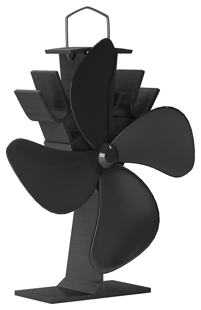 Stove FanHeat Powered Fan for Wood Burning Stove or Fireplace by Contemporary