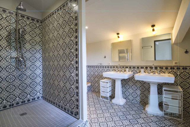 Salles de bains mid-century-badezimmer