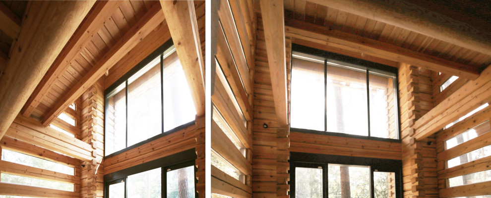 Дом в сосновом лесу