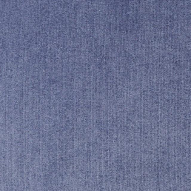 Sapphire Blue Solid Woven Velvet Upholstery Fabric By The Yard