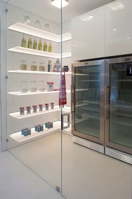 Pantry modern-kueche