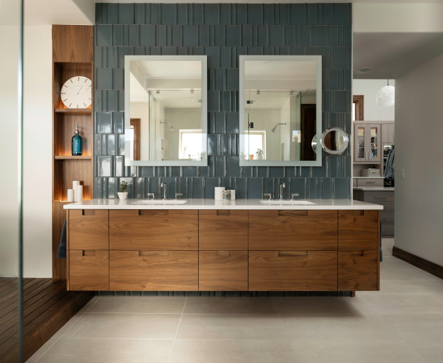 Entertainer's Oasis modern-bathroom