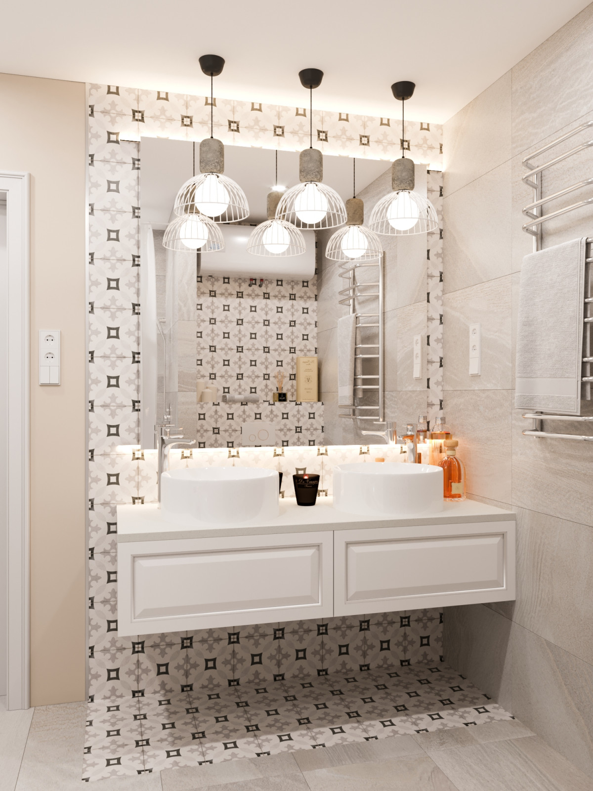 Интерьер квартиры на Туристской ул. - "Springflat" (57,8 кв.м.)