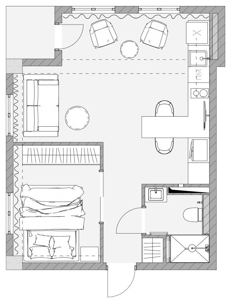 Реализация квартиры 35.7 кв.м