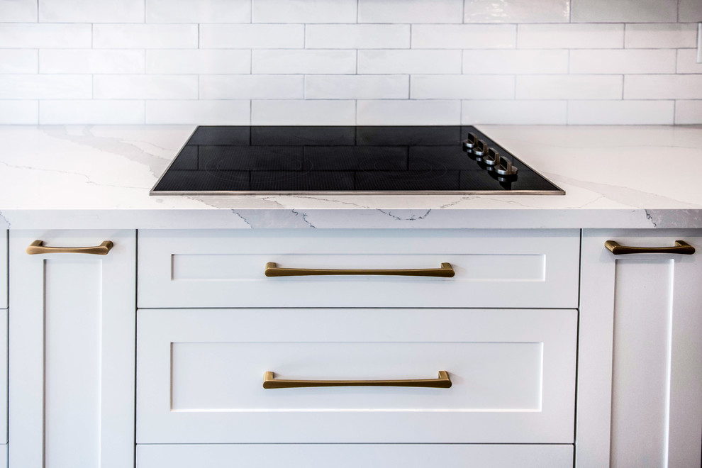 Inspiration for a transitional home design remodel in Toronto