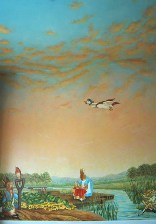 Peter Rabbit Mural inspired by Beatrix Potter - Contemporary - Atlanta ...