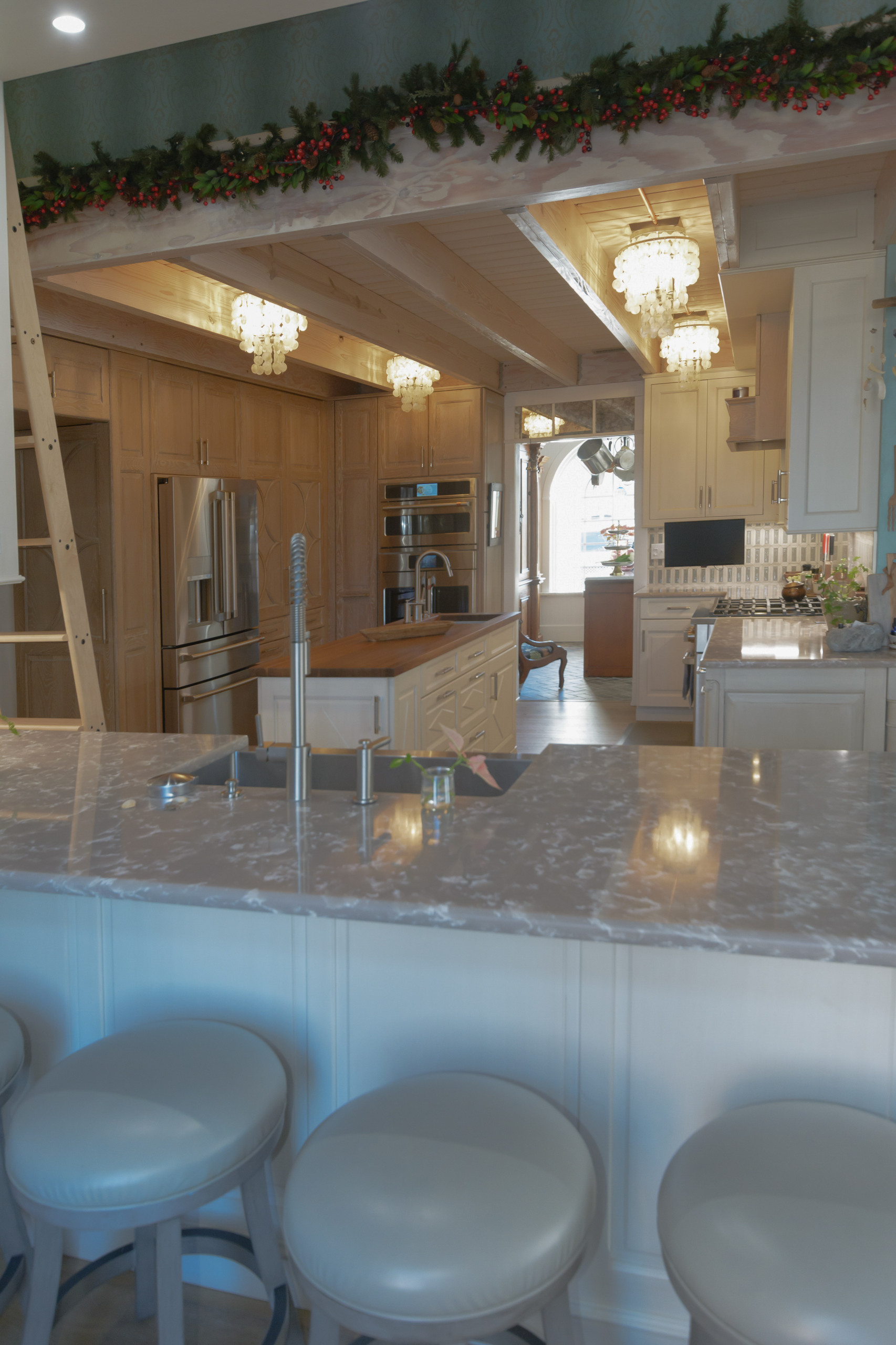 Eclectic Luxury Kitchen & Butler's Pantry