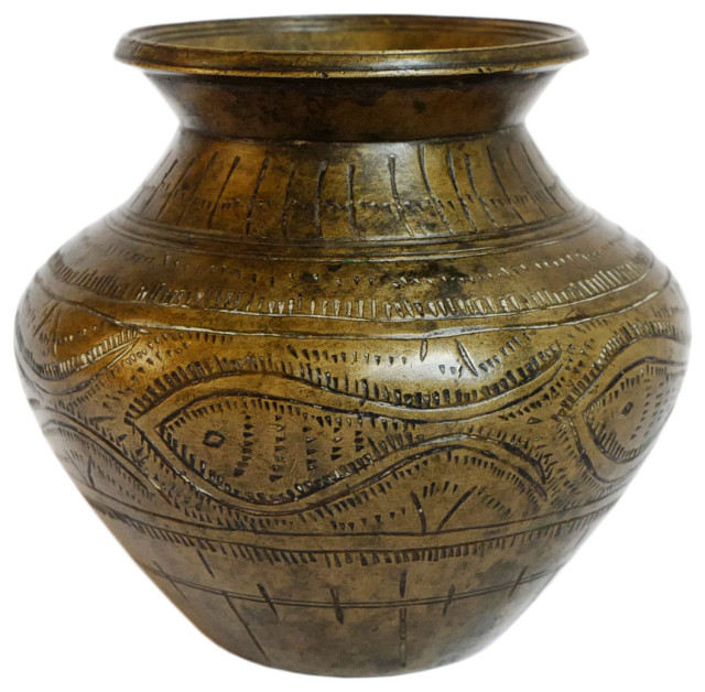 Consigned Bronze Nepal Ritual Vase