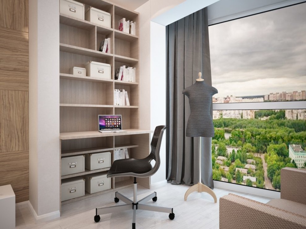 ЖК Акварели. Современный и светлый дизайн проект трехкомнатной квартиры.