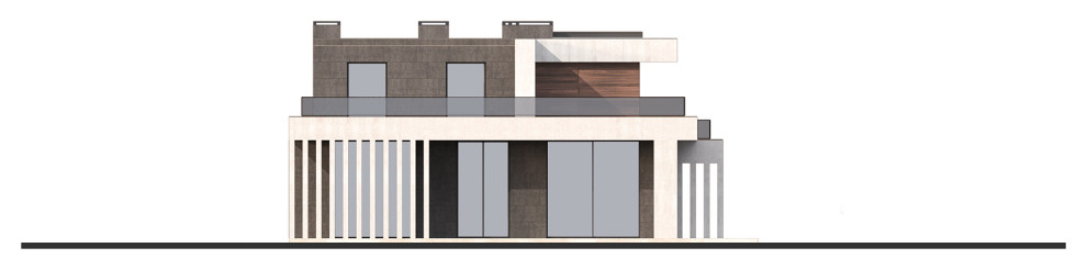 Дом в сосновом лесу