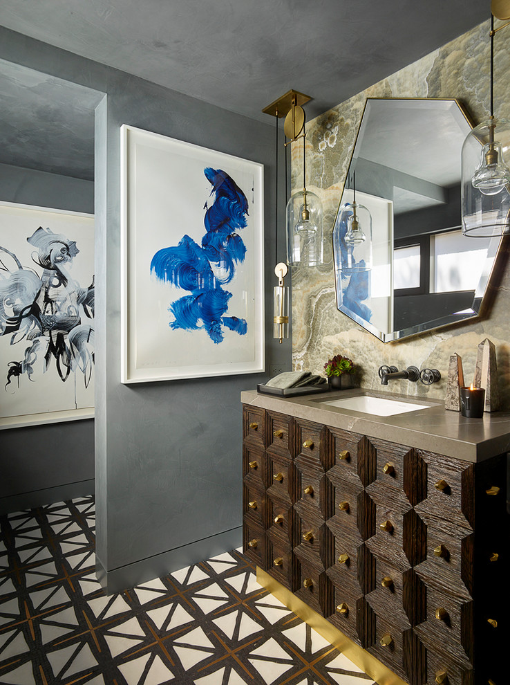 Inspiration for an eclectic bathroom in San Francisco.