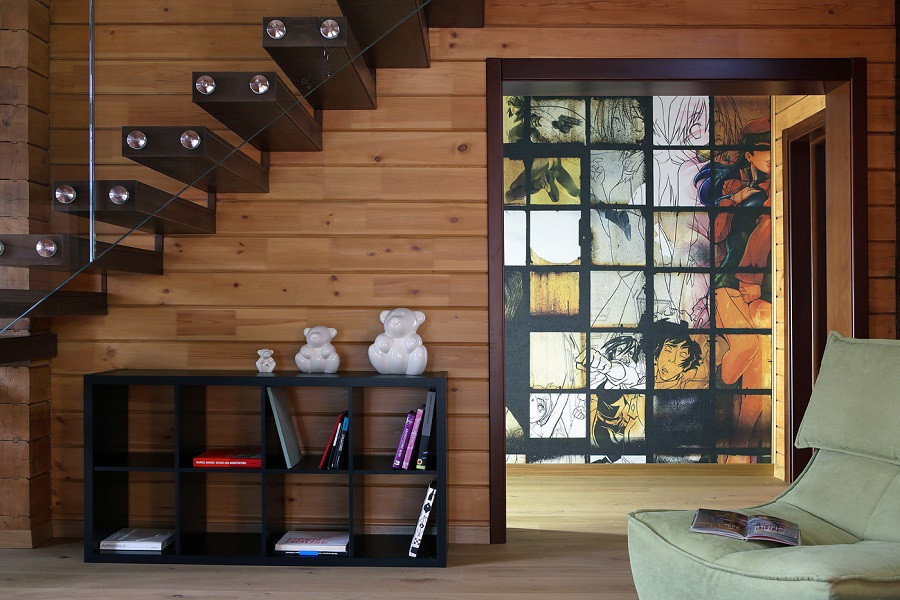 Загородный дом из бруса в элитном посёлке