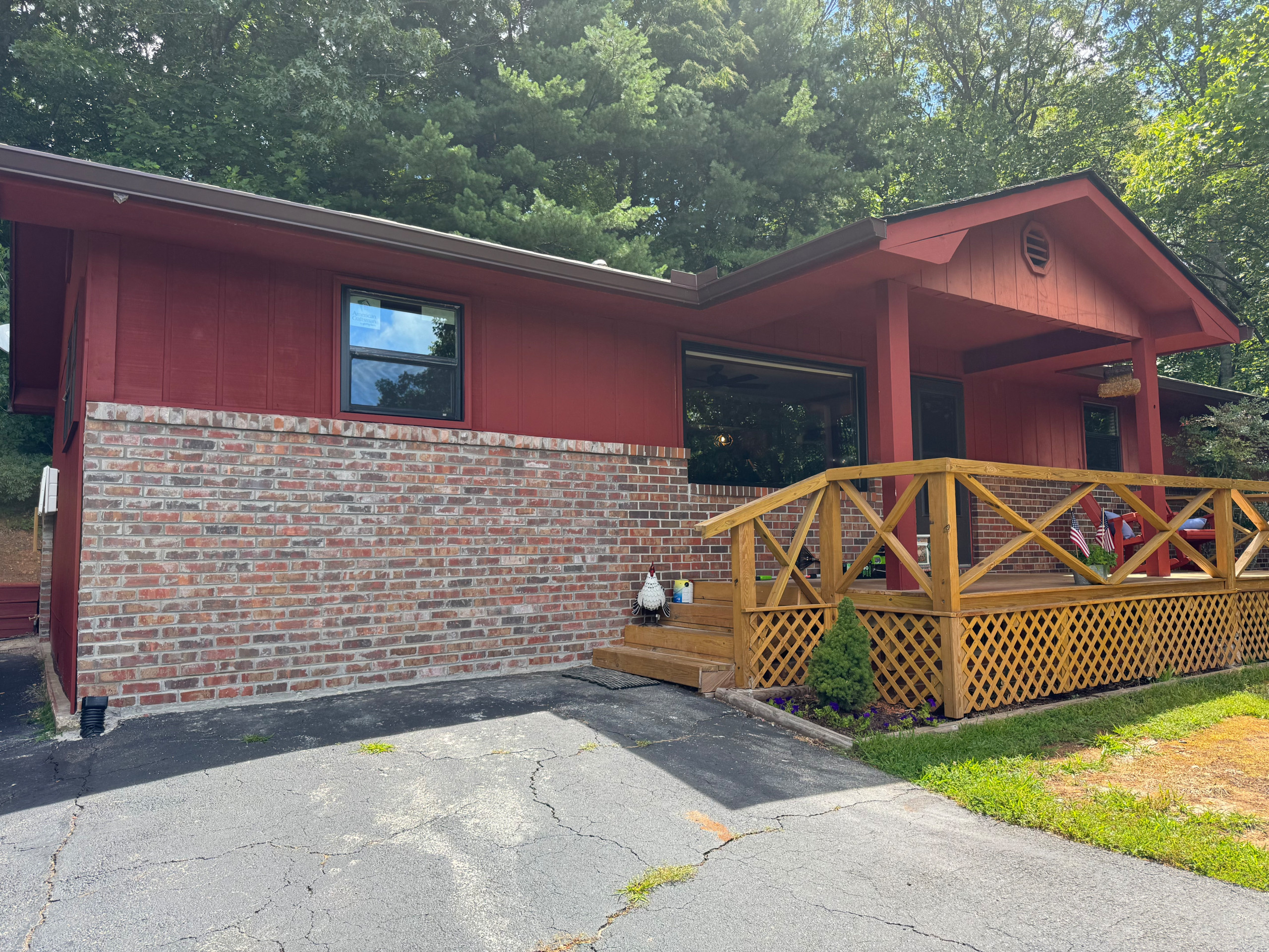 Carport Conversion to Living Space with Masonry and Window Upgrade
