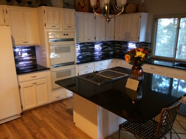 Minimalist kitchen photo in Denver