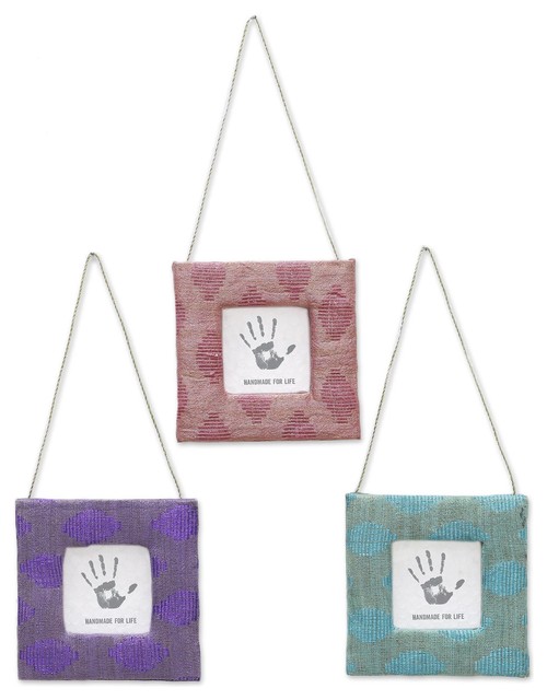 Cheerful Memories 2x2 Photo Frames 3 Piece Set Contemporary Cheerful Memories 2x2 Photo Frames 3 Piece Set Contemporary Picture By Novica
