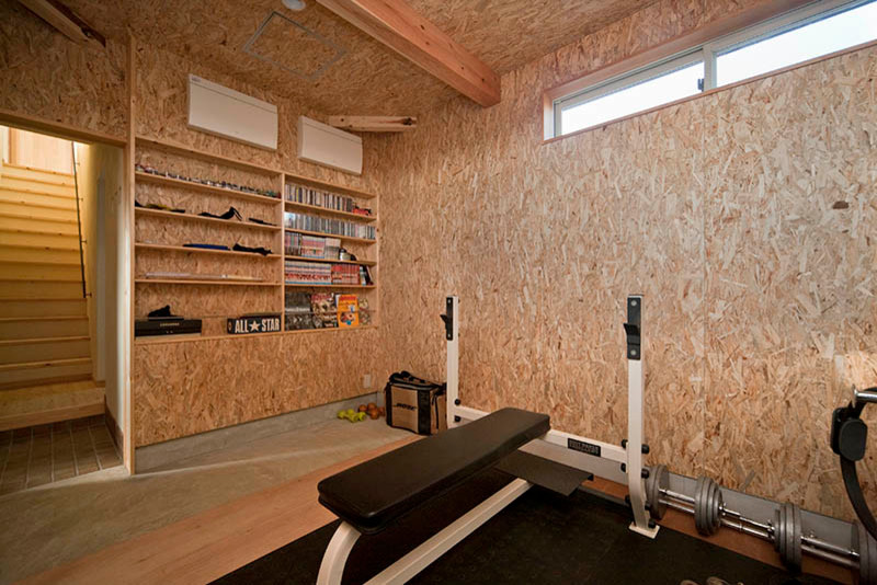 This is an example of an asian home gym in Other.