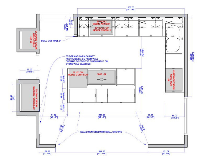 Cost to install and appliances