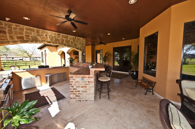 Foster's Crossing mediterranean-patio