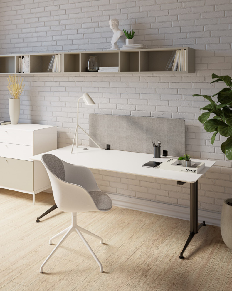 This is an example of a scandinavian home office in Sydney.