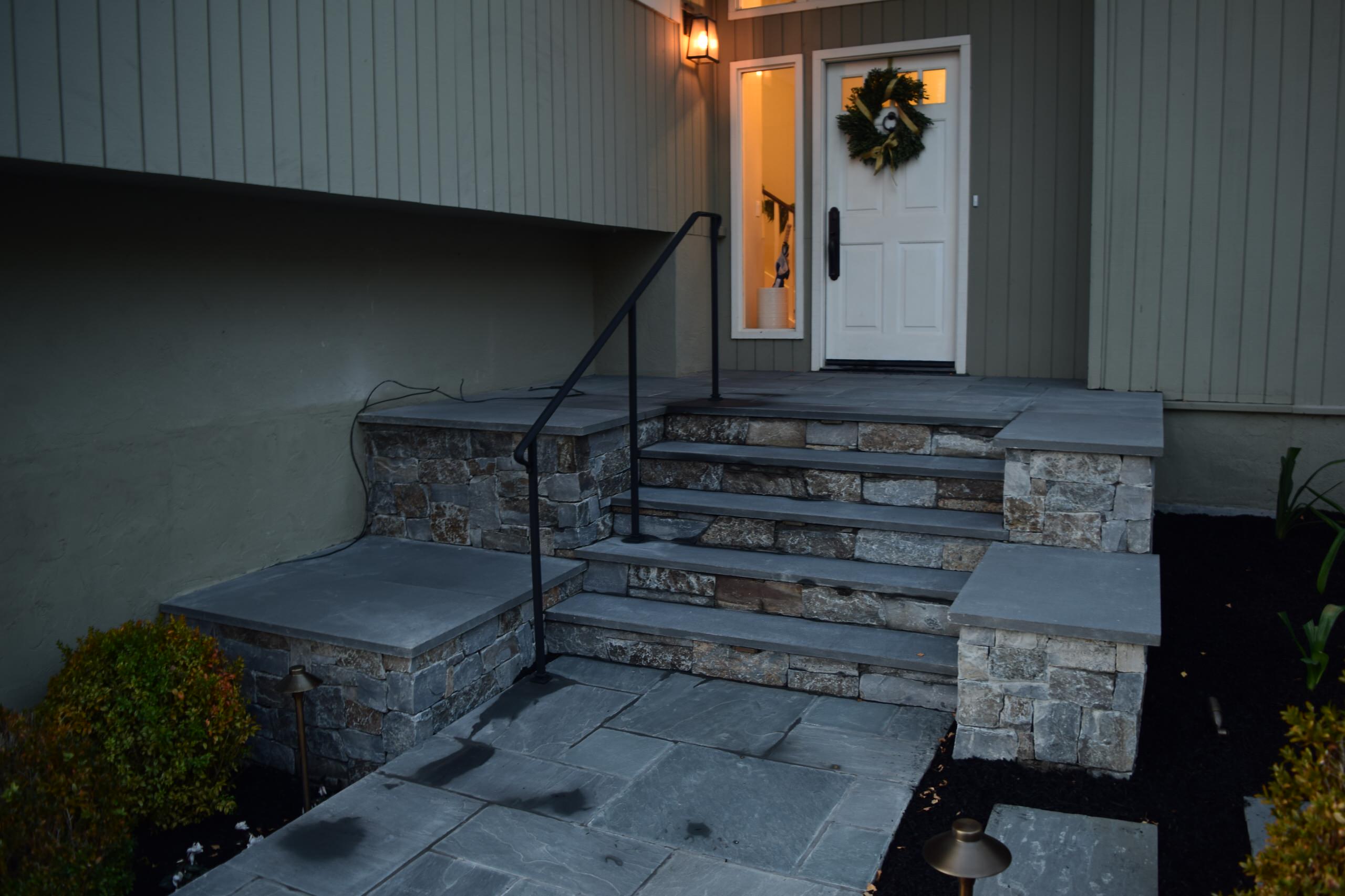 Entry pathway and steps