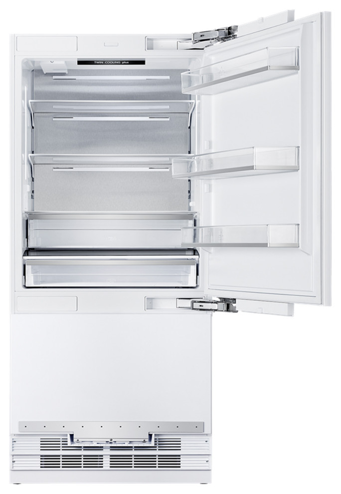 Kucht 36" BuiltIn Refrigerator Contemporary Refrigerators by