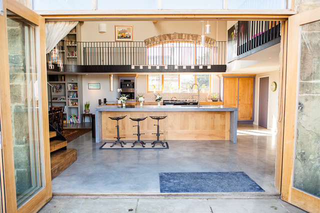 Rustic industrial Kitchen montagne-cuisine