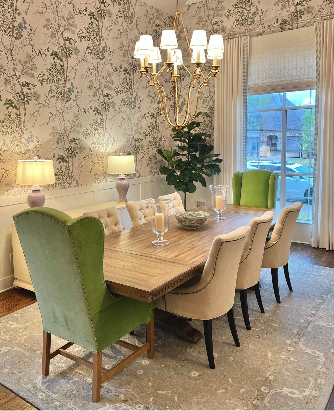Inspiration for a dining room remodel in Dallas