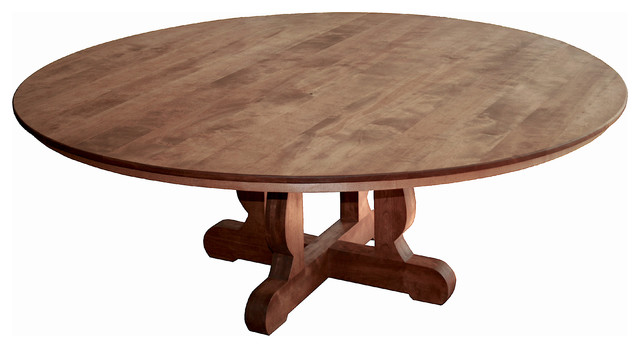 Large round dining table rustikal-esstische