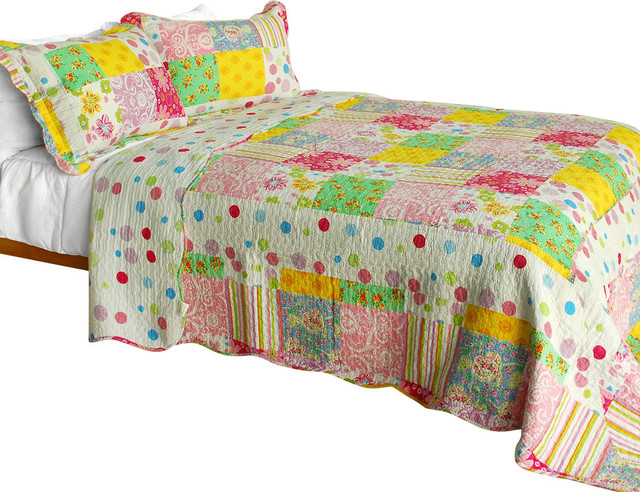 rainbow dot bedding