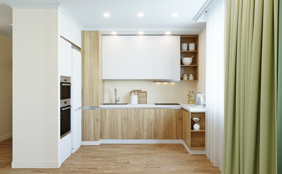 Гостиная кухня 45м2