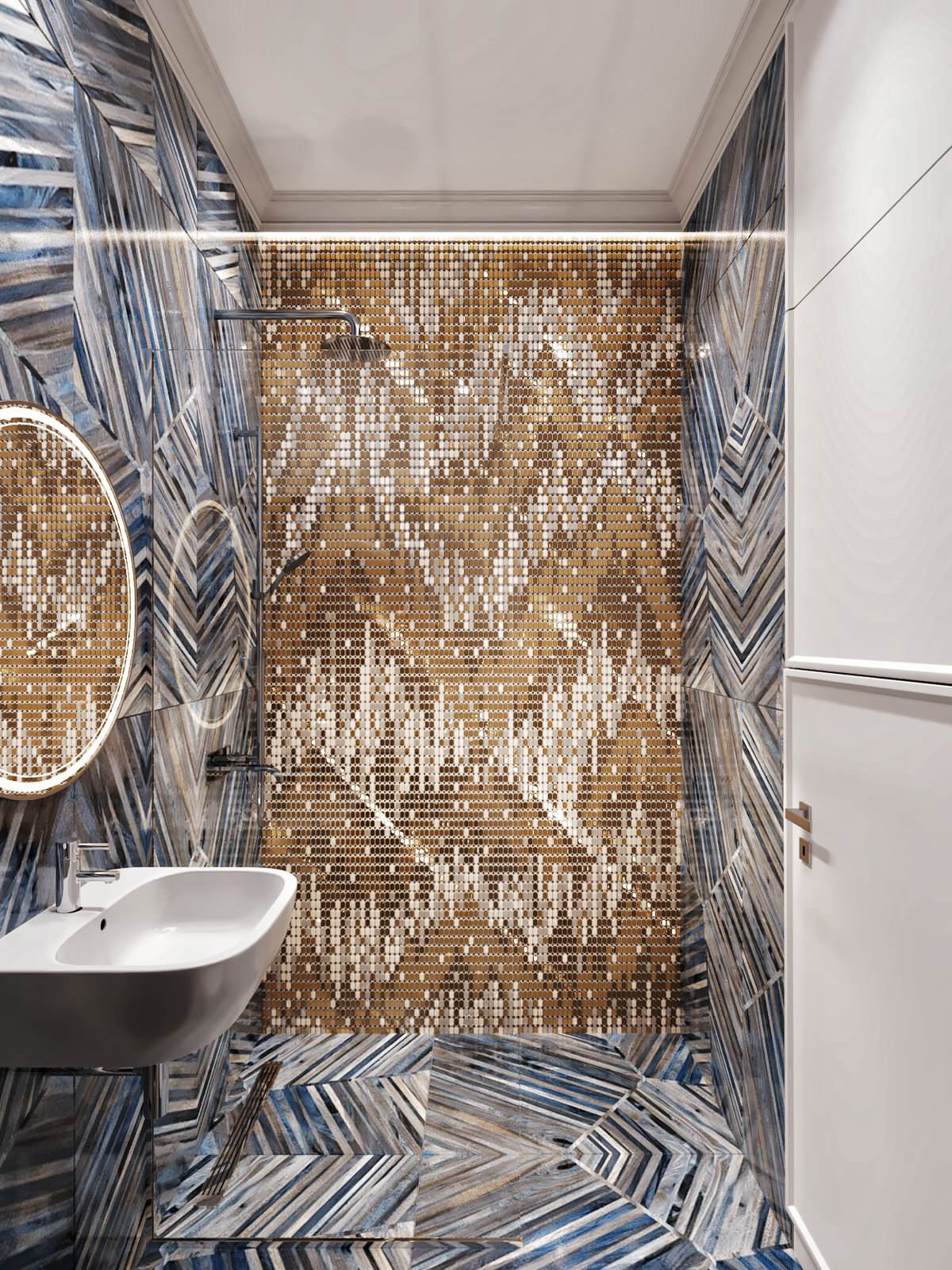 Трехкомнатная квартира площадью 120 м2. Современная классика.