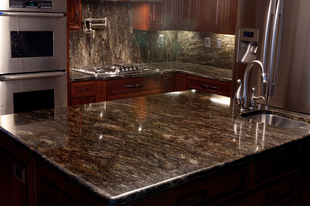  Saturnia Granite Modern Kitchen DC Metro by 