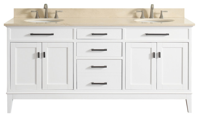 Avanity Madison 73 Double Sink Vanity Combo Transitional Avanity Madison 73 Double Sink Vanity Combo Transitional