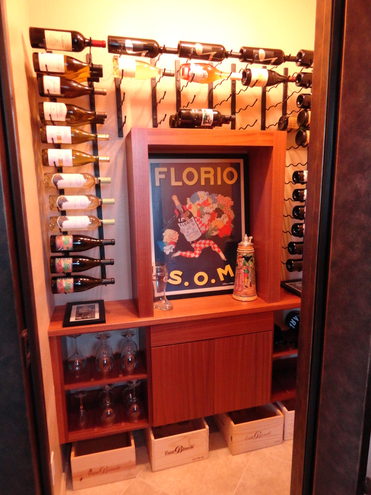 Photo of a modern wine cellar in San Diego.