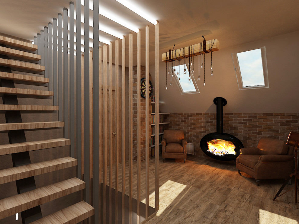 Коттедж в стиле лофт