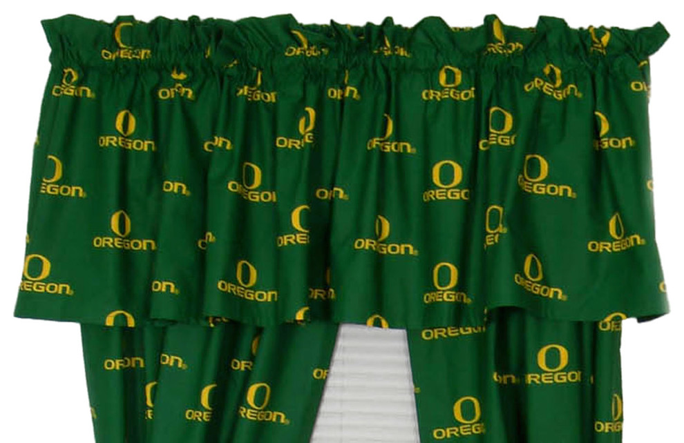 Oregon Ducks Printed Curtain Valance, 84"x15"