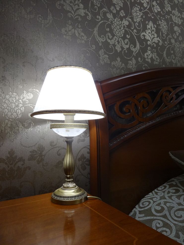 Квартира в классическом стиле. Фрагмент спальни.