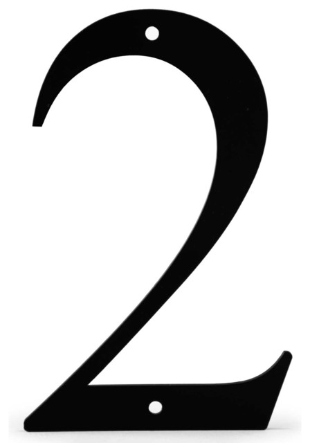 Black 6 Wrought Iron House Number Traditional Numbers Black 6 Wrought Iron House Number