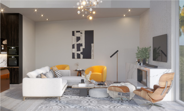 Westshore scandinavian-living-room