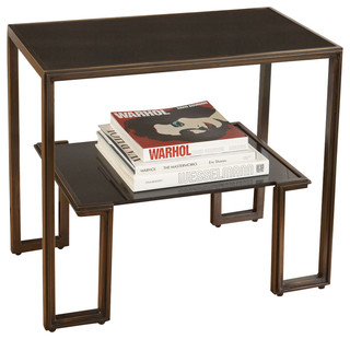One Up Table, Bronze Finish