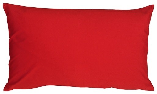 Pillow Decor - Caravan Cotton 12 x 19 Throw Pillows, Red