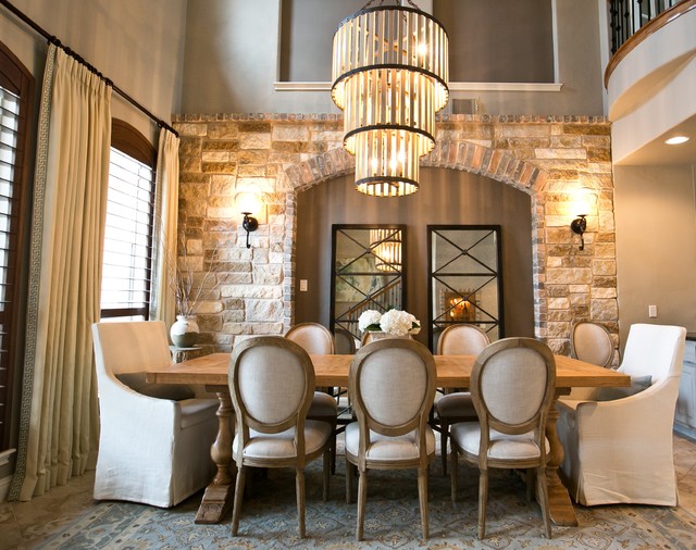 Modern Rustic Dining - Dining Room - Austin - by Robin Gonzales Interiors