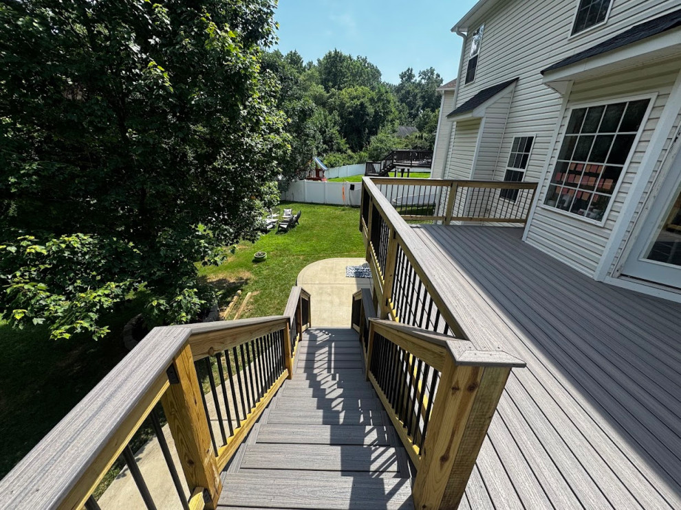 Deck - transitional deck idea in Charlotte
