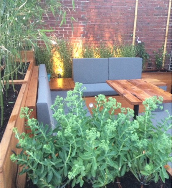 Gray Street Roofdeck Garden Boston contemporary-terrace