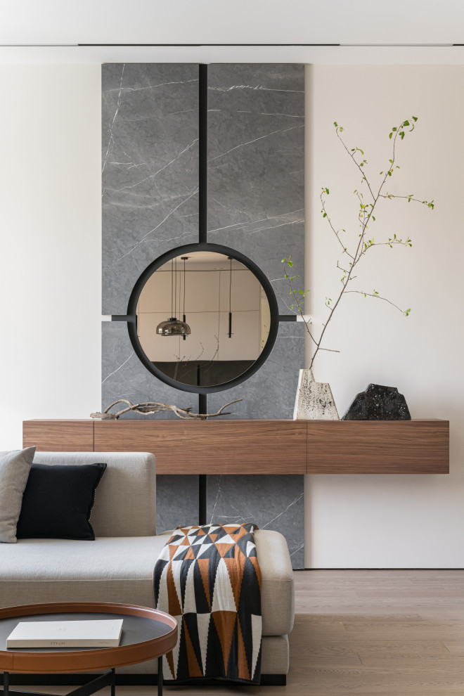 Квартира для активной семьи в минималистичном стиле