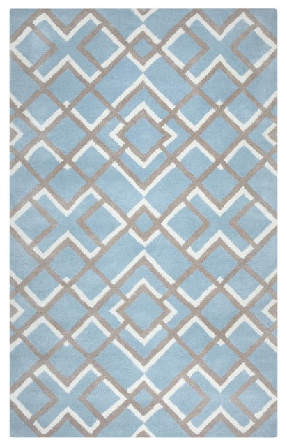 Our Home Ritzy Rug Rizzy Home Bradberry Downs Collection Rug, 9'x12' - Contemporary - Area ...