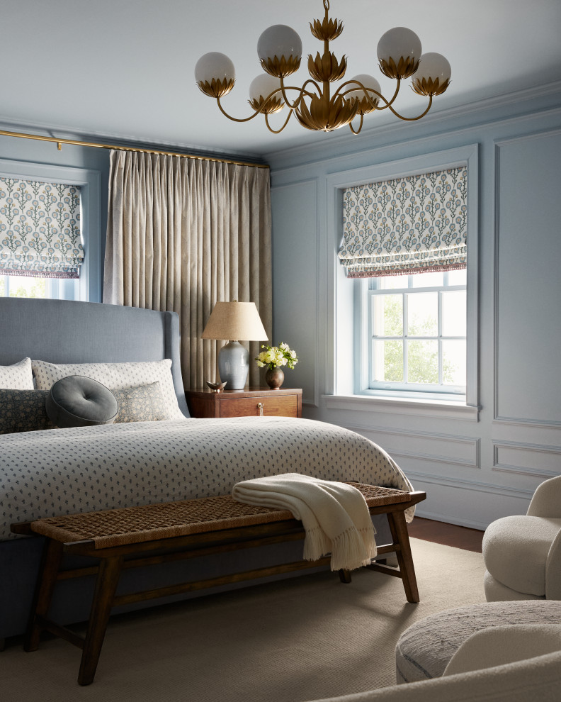 Transitional bedroom photo in Philadelphia